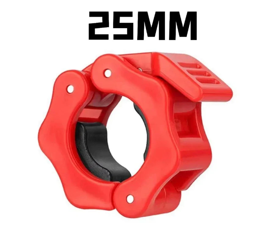 Quick-Release Spin Lock Barbell Collars – 25/28/30 Mm