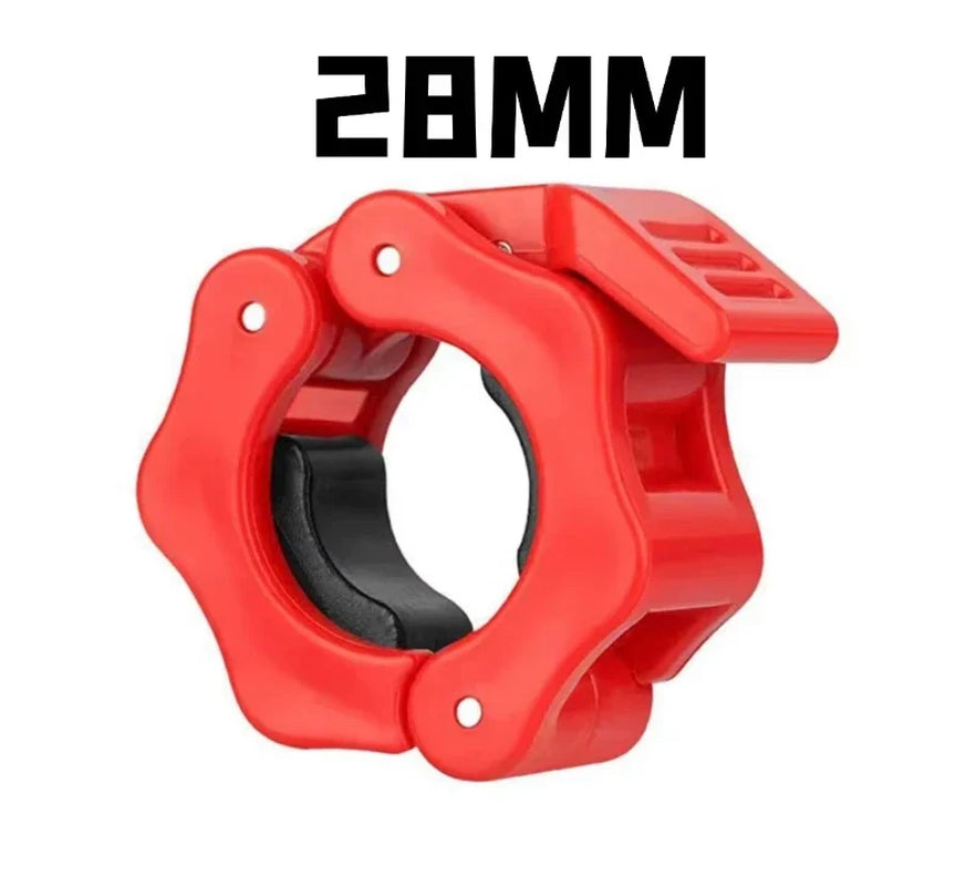 Quick-Release Spin Lock Barbell Collars – 25/28/30 Mm