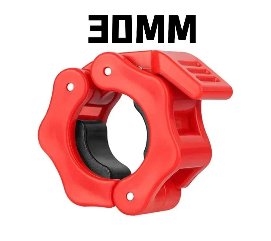 Quick-Release Spin Lock Barbell Collars – 25/28/30 Mm