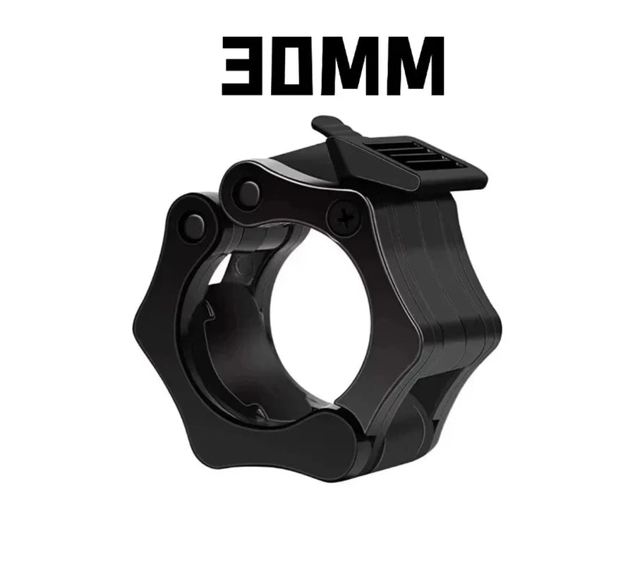 Quick-Release Spin Lock Barbell Collars – 25/28/30 Mm