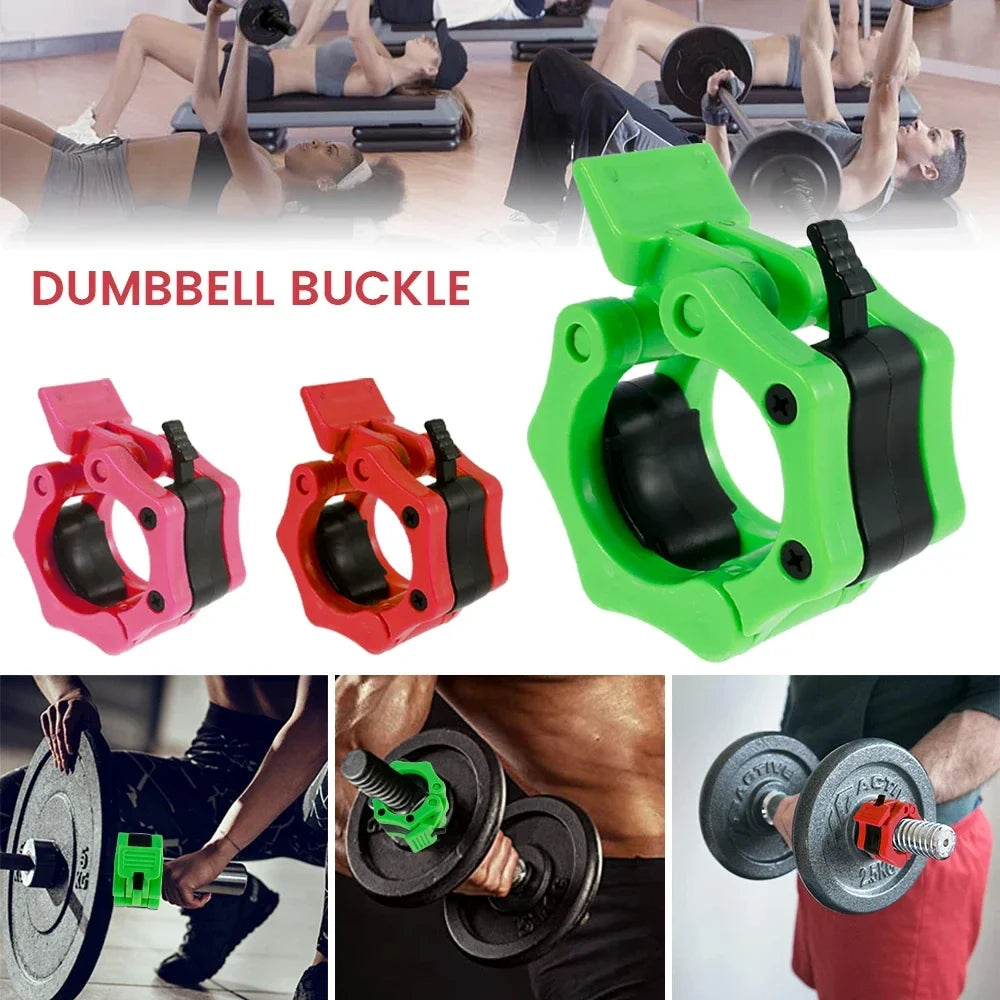 Quick-Release Spin Lock Barbell Collars – 25/28/30 Mm