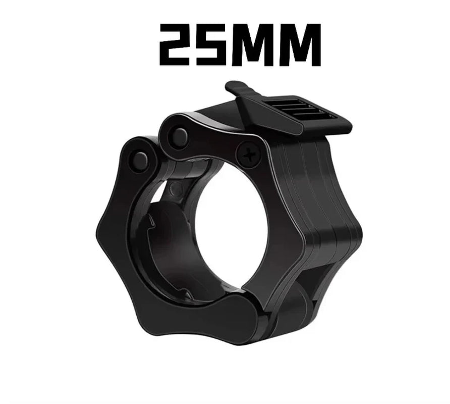 Quick-Release Spin Lock Barbell Collars – 25/28/30 Mm