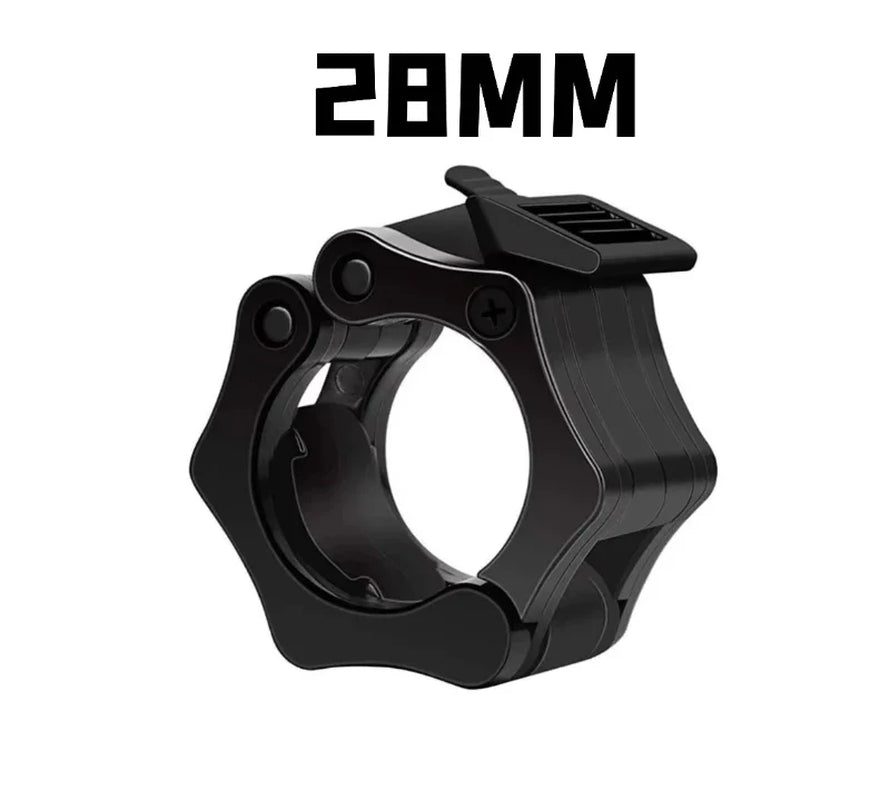 Quick-Release Spin Lock Barbell Collars – 25/28/30 Mm