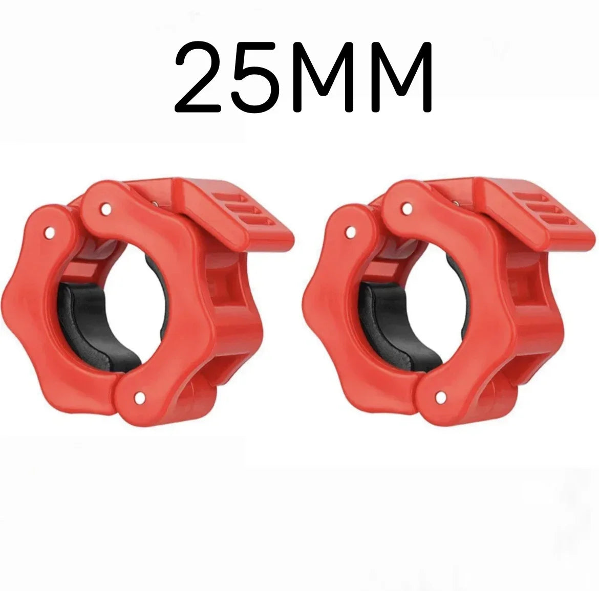 Quick-Release Spin Lock Barbell Collars – 25/28/30 Mm