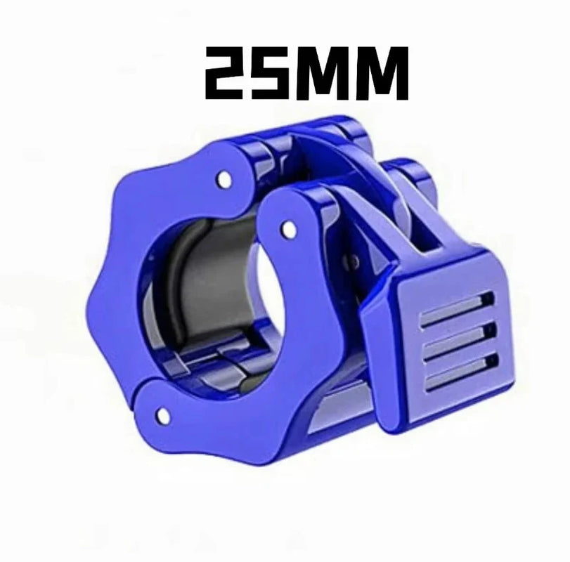 Quick-Release Spin Lock Barbell Collars – 25/28/30 Mm